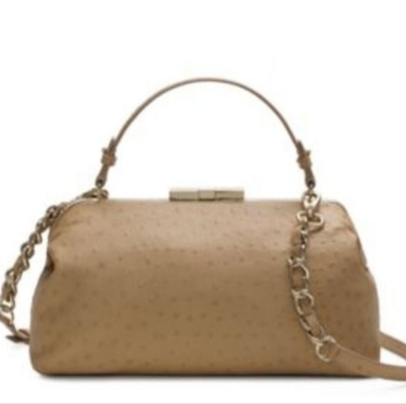 Kate Spade Victoria Falls Madeline Ostrich Satchel - Picture 2 of 9